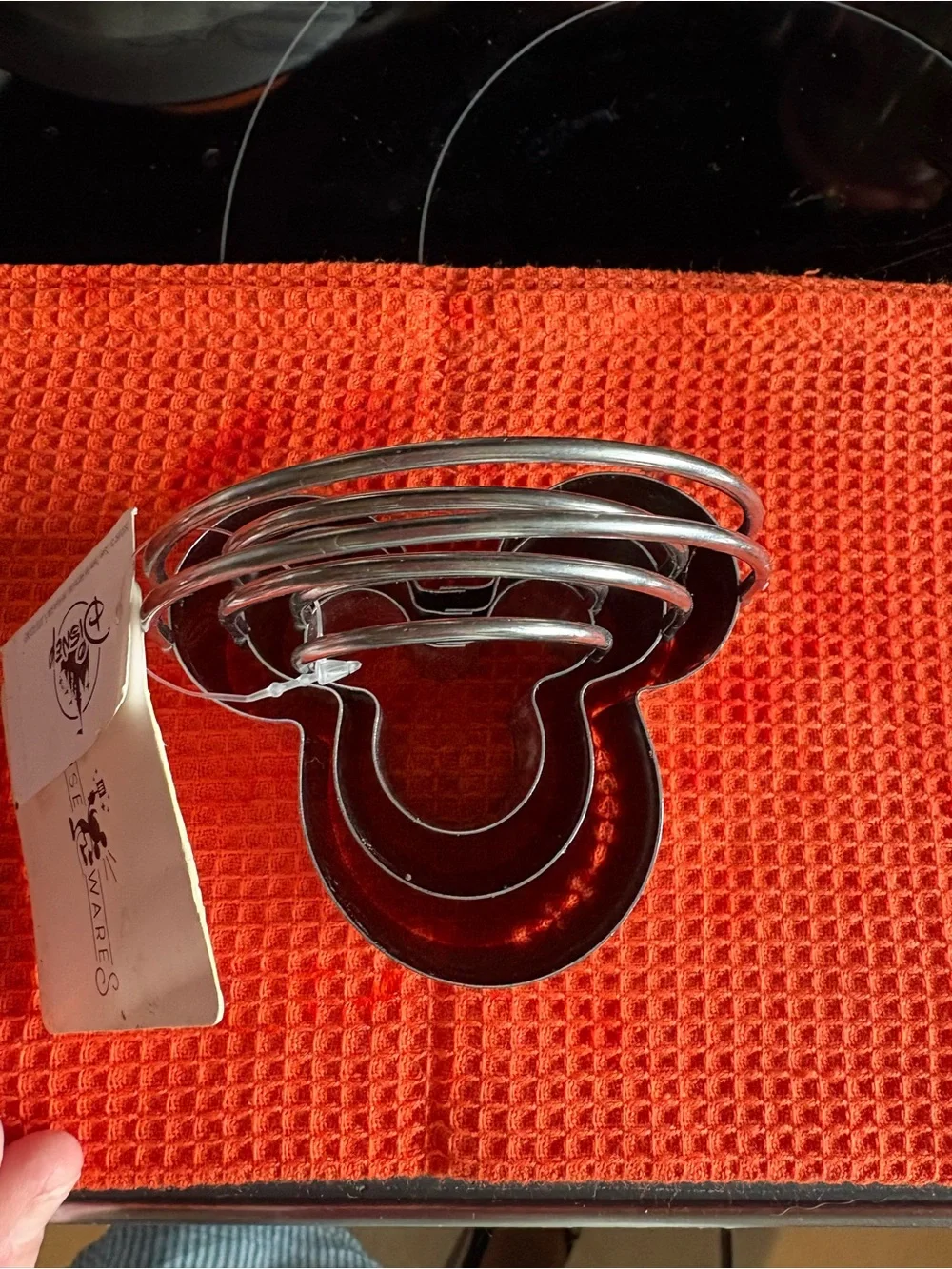 Disney Mickey Mouse Stainless Steel Cookie Cutters Set of 3 NWT